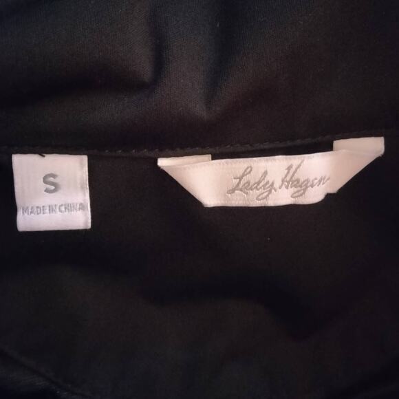 Lady Hagen HydroProof‎ Light Weight Rain Jacket Black Womens Size Small - Picture 6 of 8